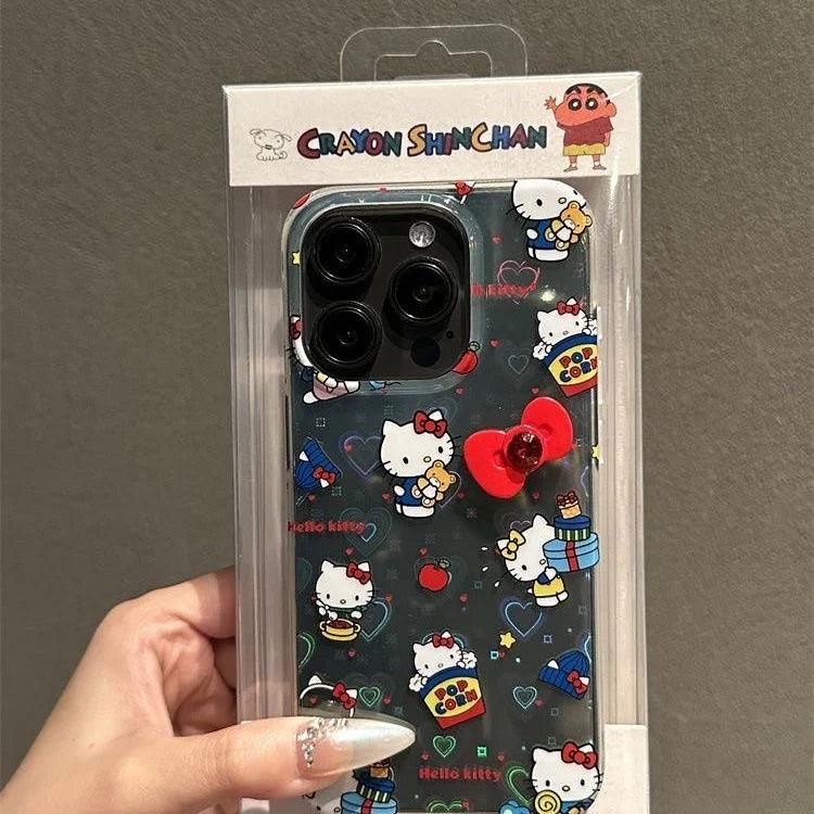 HelloKitty Signature Bow Transparent Phone Case
