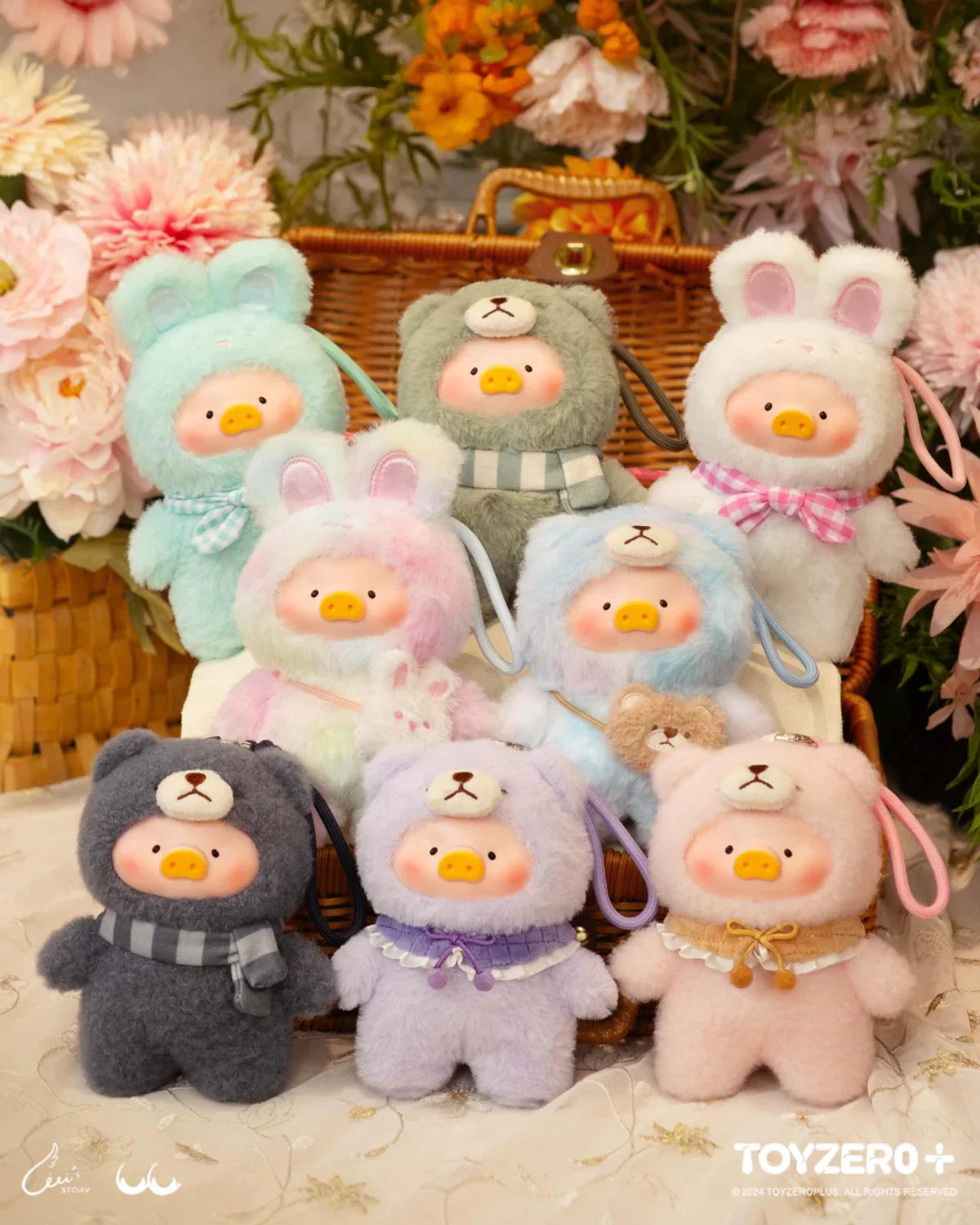 LuLu the Piggy – Joyful Time Series PVC Plush Keychain Blindbox - Blind Box Mall