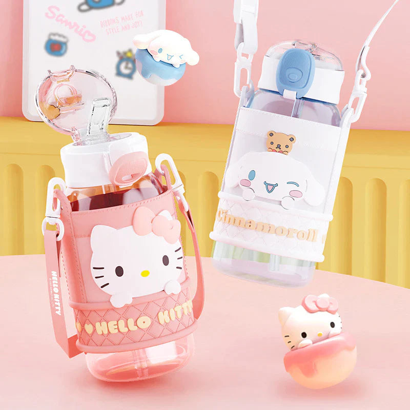 Sanrio Character Tritan Water Bottle with Leak-Proof Lid
