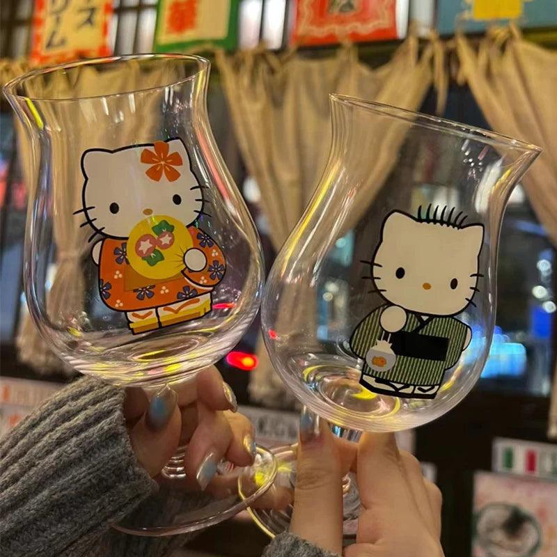 Hello Kitty Wine Glasses