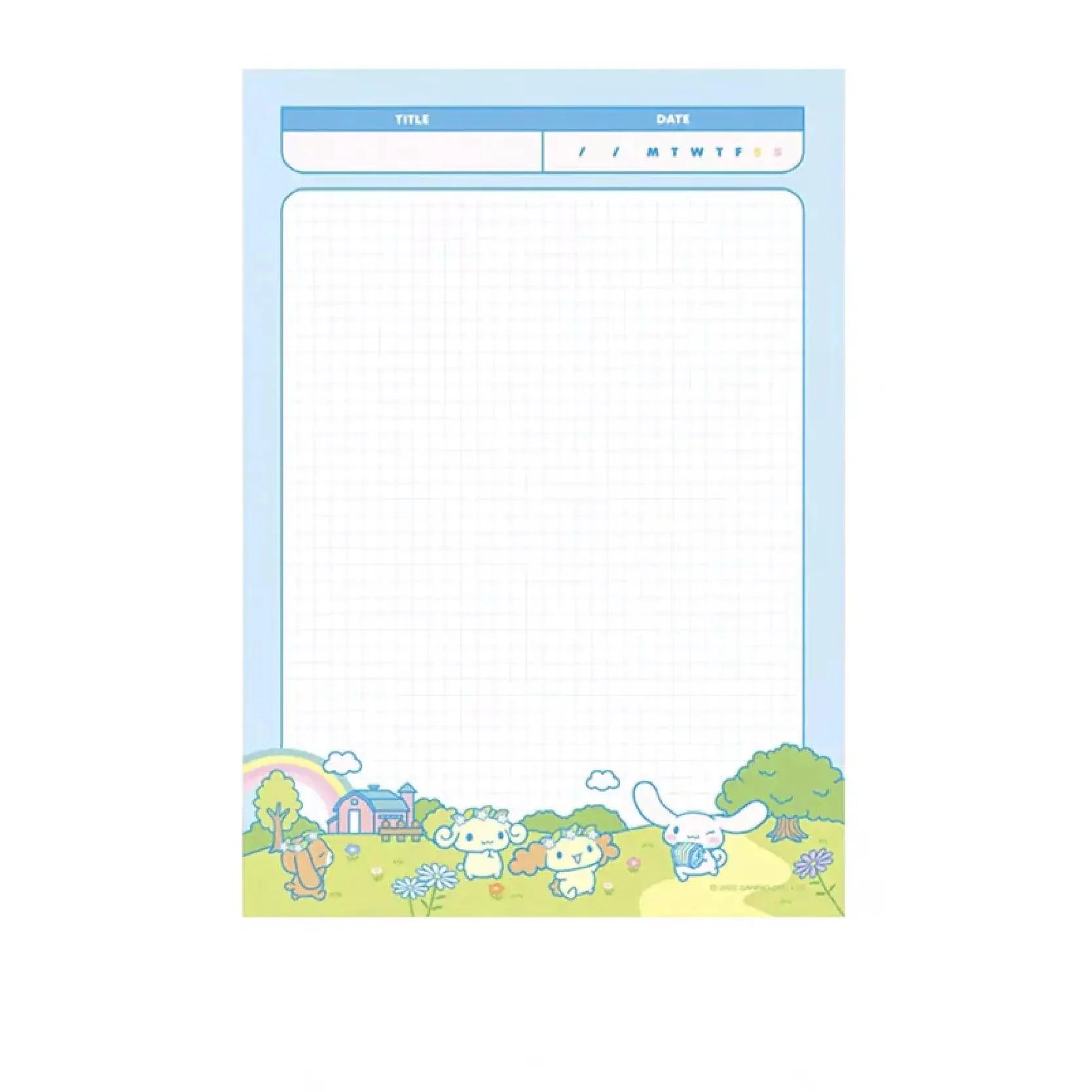 Sanrio Memo Pad Notebook