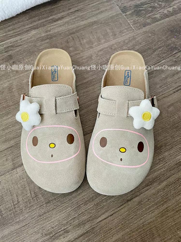 Hello Kitty Suede Soft Footbed Clogs for Women (US size)