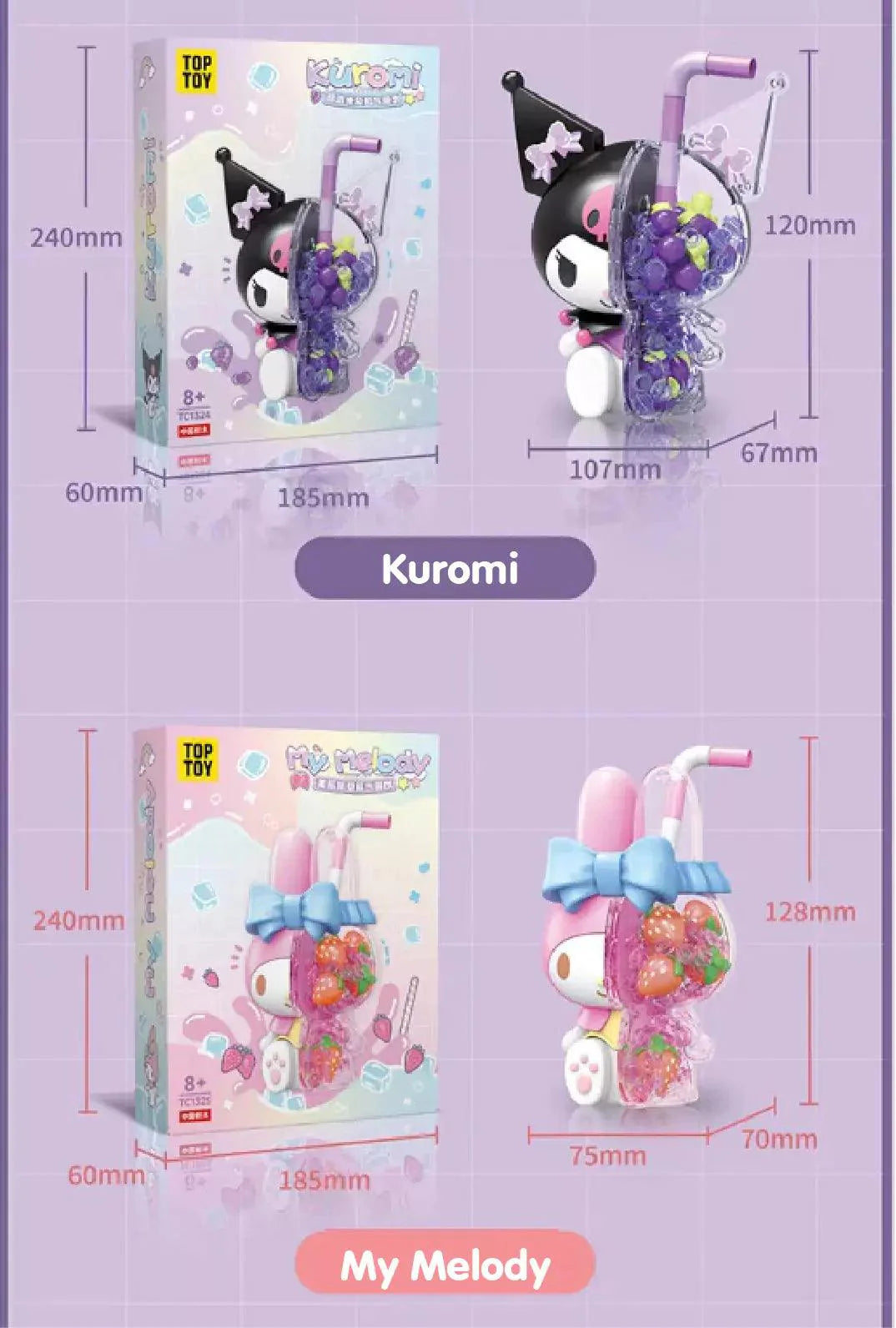 Sanrio Sparkling Soda Building Blocks