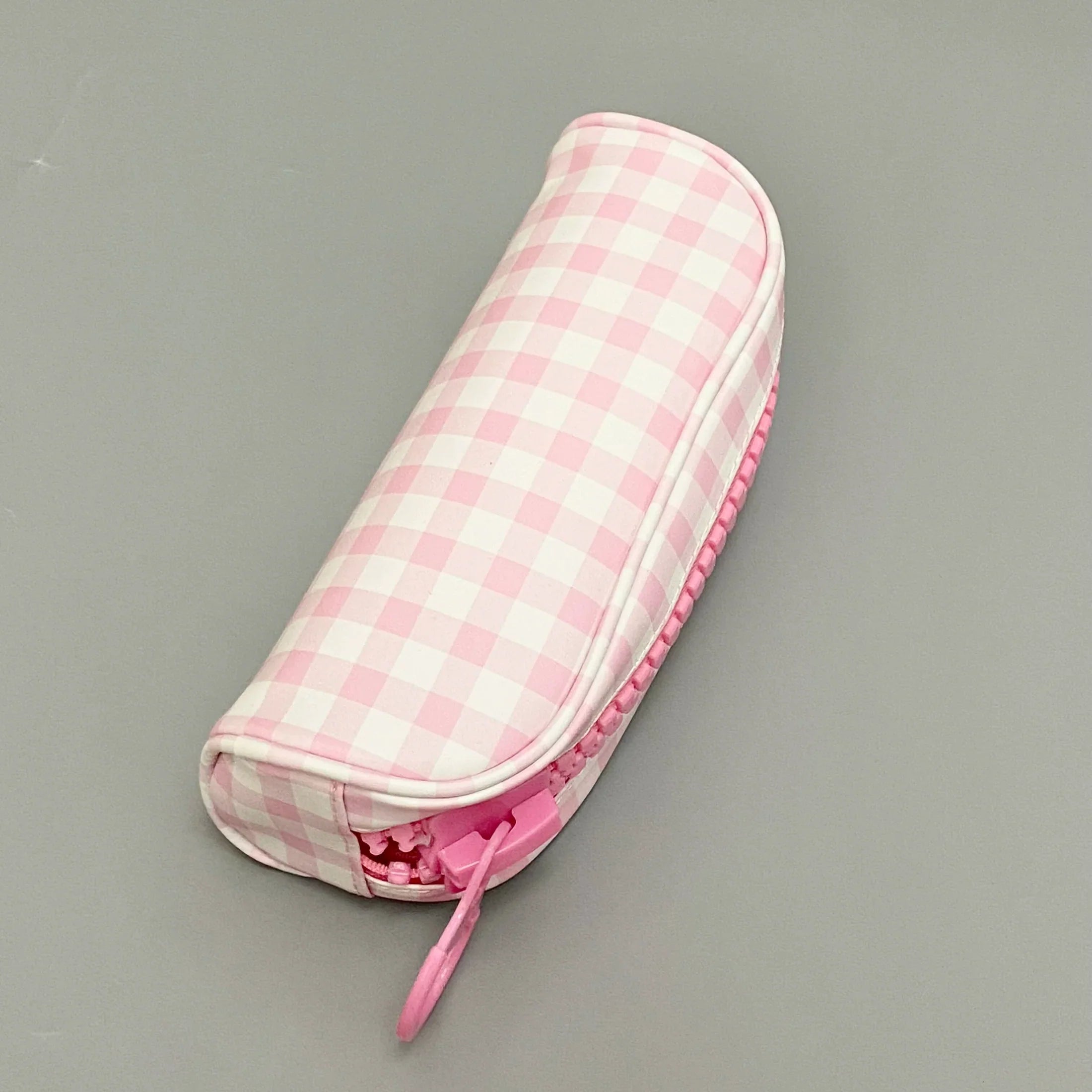 Hello Kitty Plaid Pencil Case with Oversized Zipper