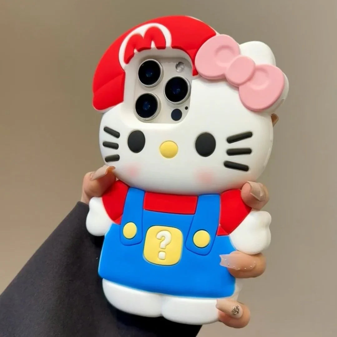 Hello Kitty x Super Mario Phone Case