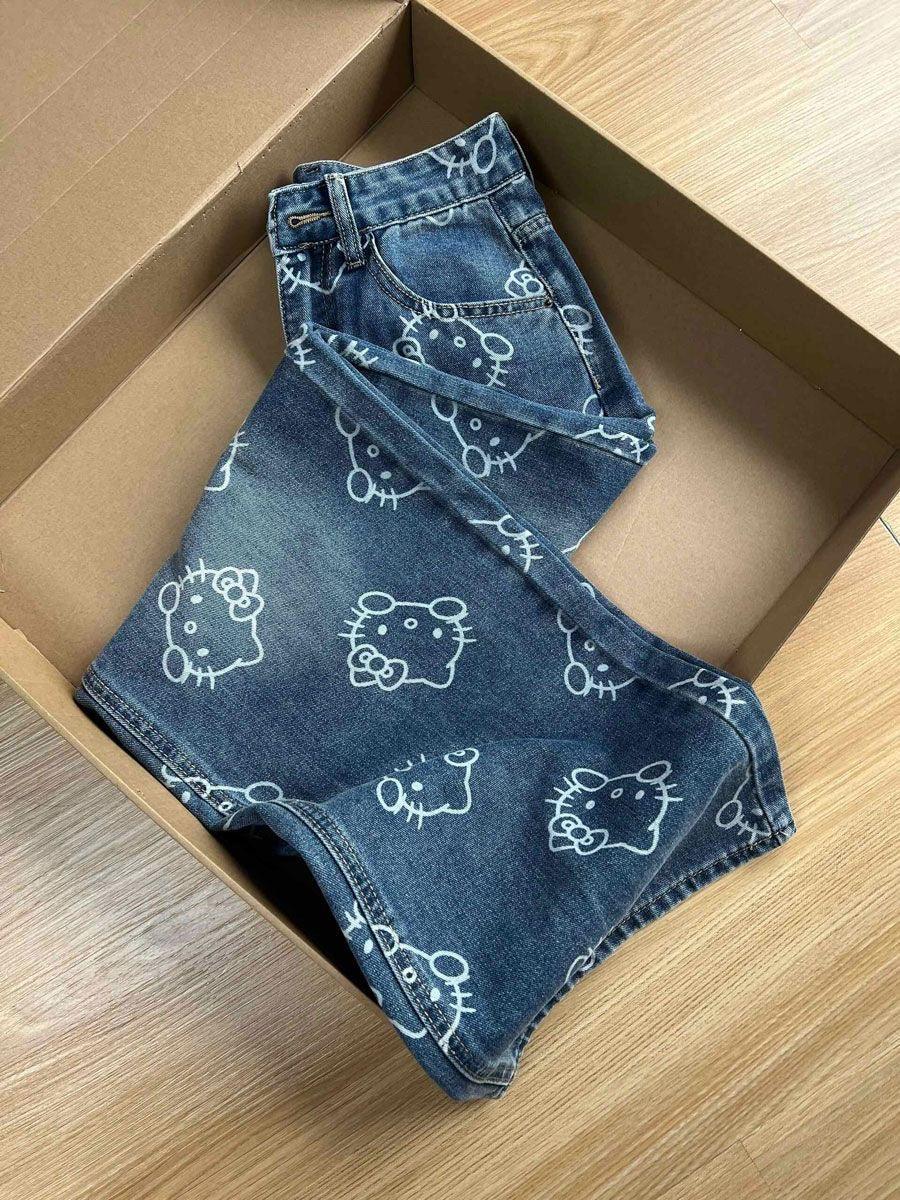 Hello Kitty Cool Flare Denim Jeans