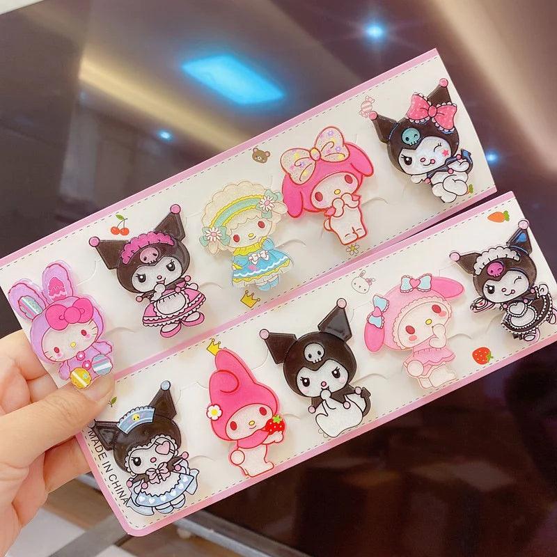 Sanrio Hair Clip 10 PCs Set