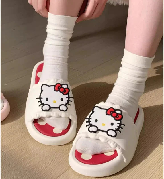 Sanrio Polka Dot Ruffle Soft Sole Sandals