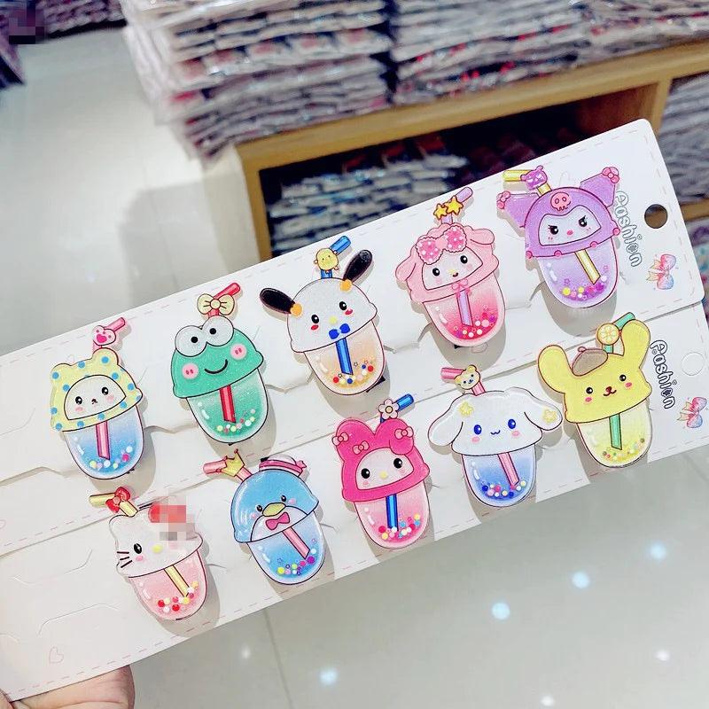 Sanrio Hair Clip 10 PCs Set