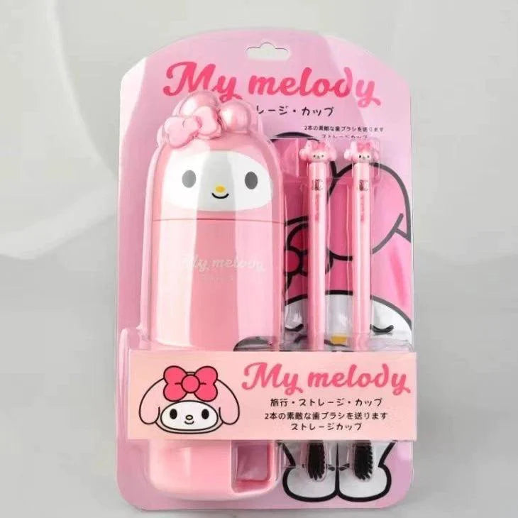 Sanrio Toothbrush Travel Set