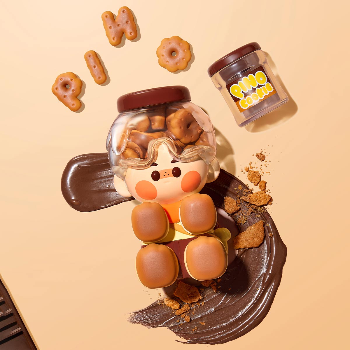 PINO JELLY Chocolate Cookie Figurine - Blind Box Mall