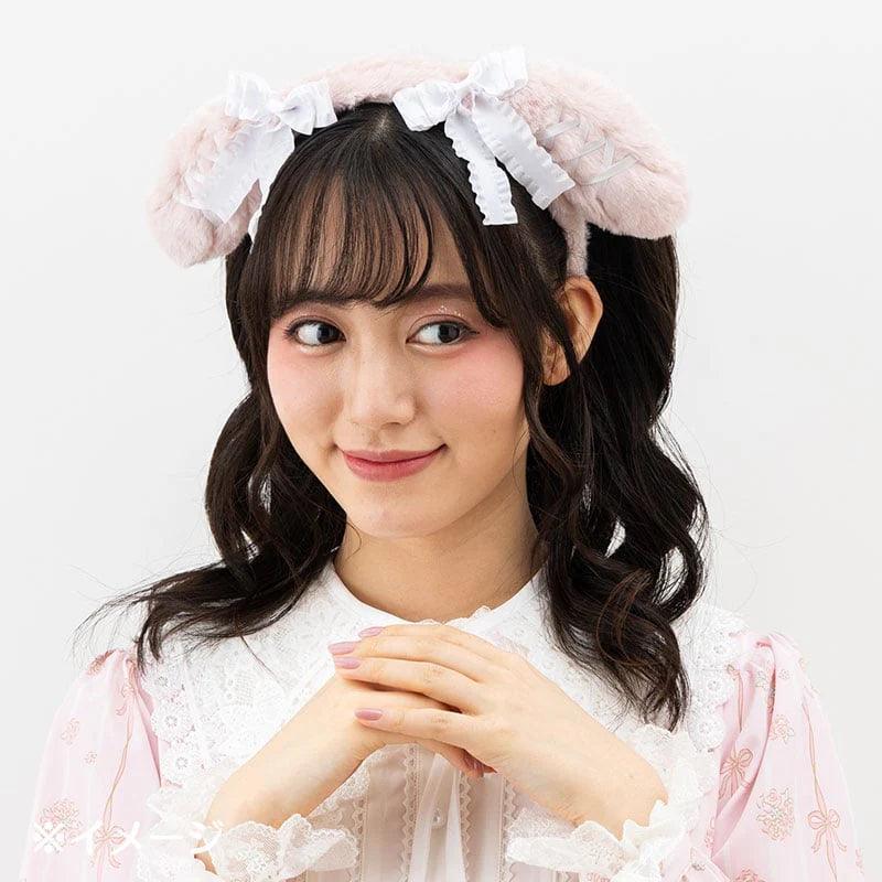 Kuromi/My Melody Plush Headband (Moonlit Melokuro Series)