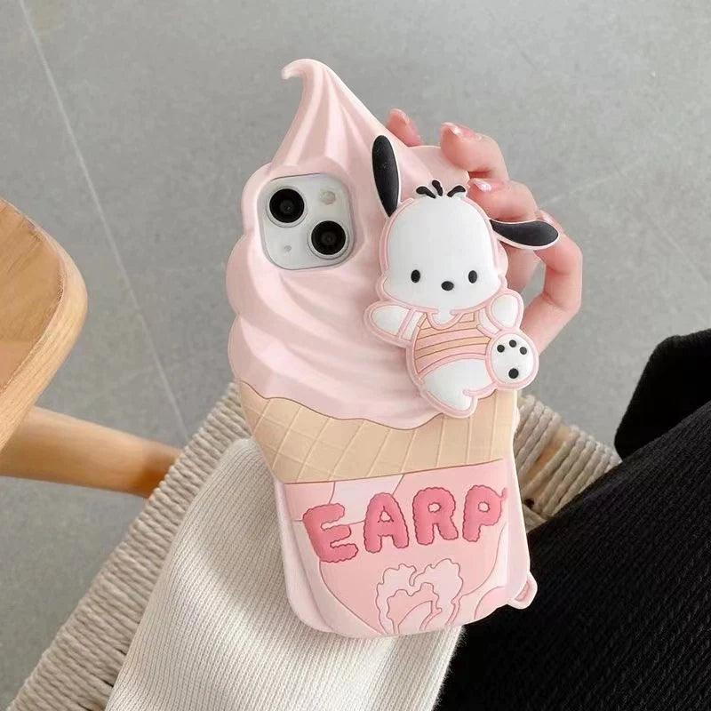 Pochacco/Hello Kitty Ice Cream Phone Case