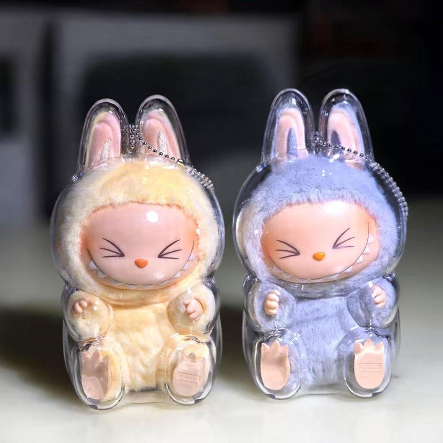 Clear Case for Labubu Have A Seat - Blind Box Mall