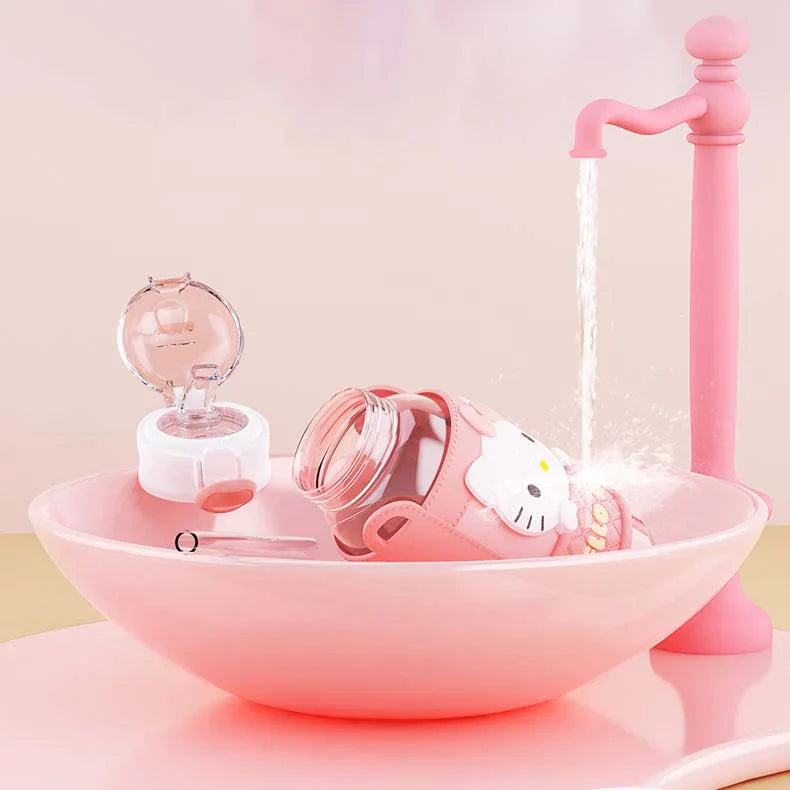 Sanrio Character Tritan Water Bottle with Leak-Proof Lid