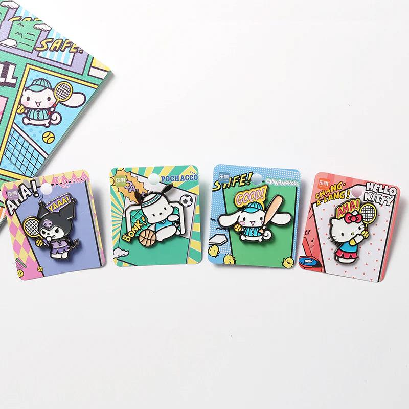 Sanrio Sports Medal Pins