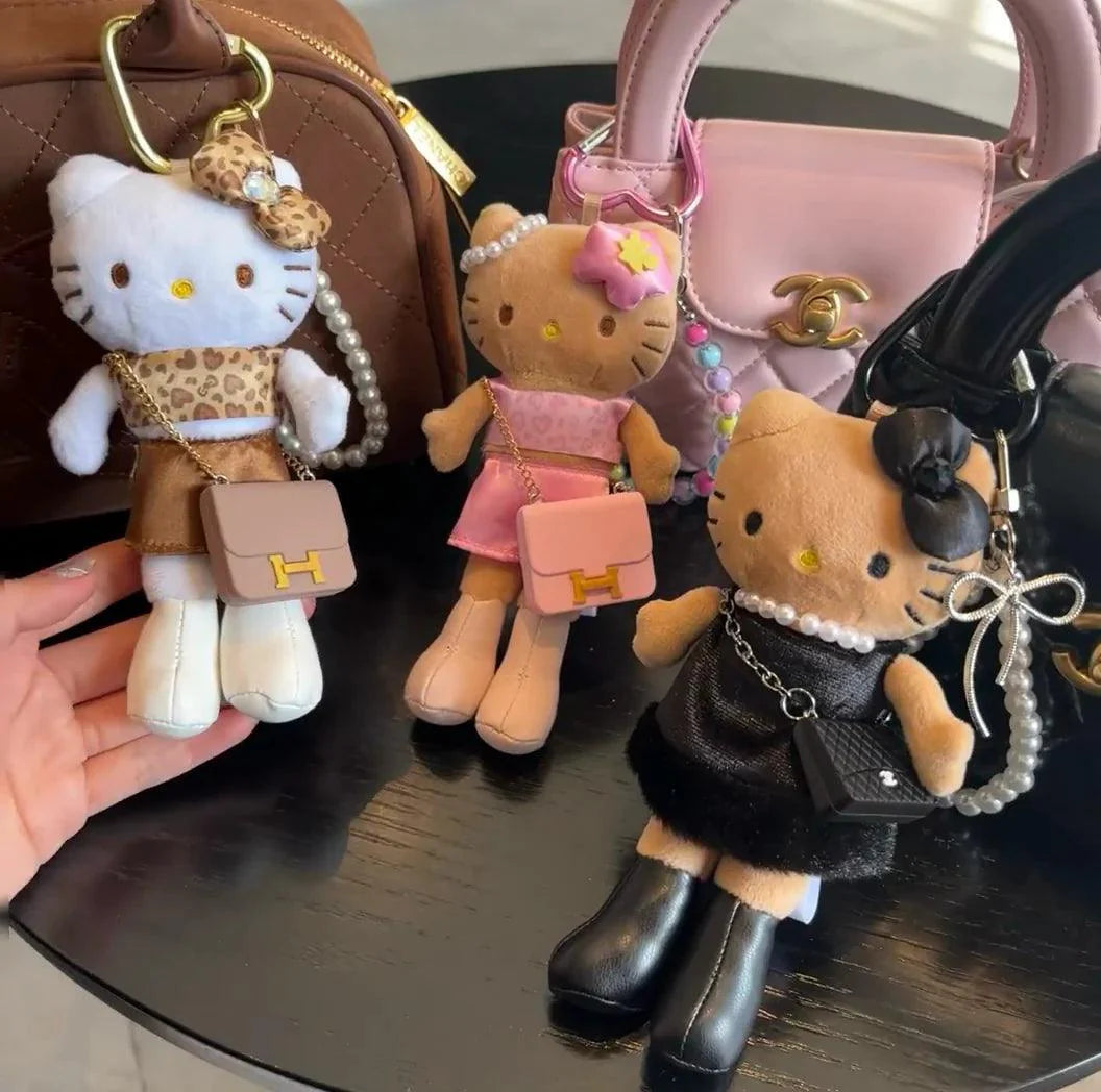 Hello Kitty Chanel-Style Plush Charm
