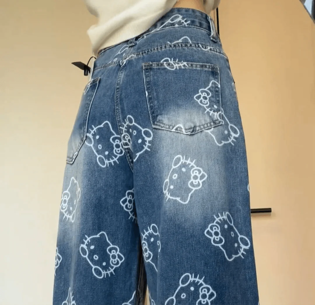 Hello Kitty Cool Flare Denim Jeans