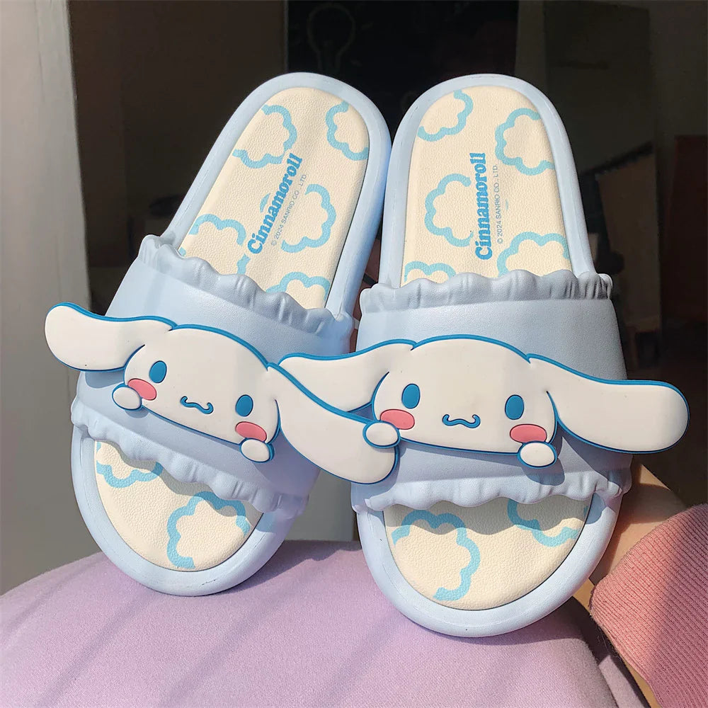 Sanrio Polka Dot Ruffle Soft Sole Sandals