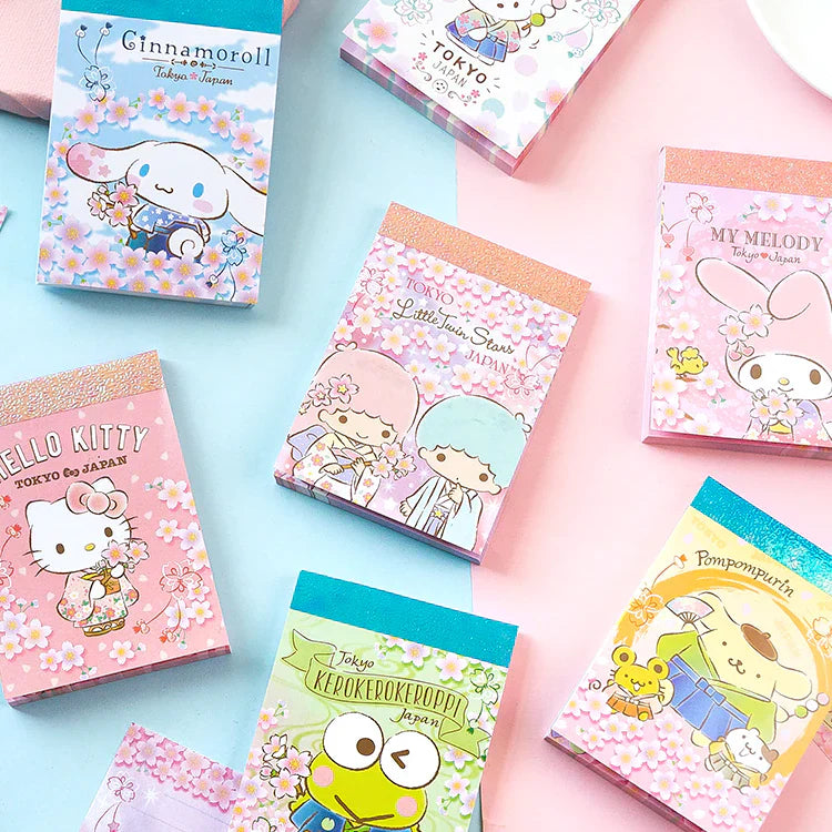 Sanrio Characters Sakura Memo Pad