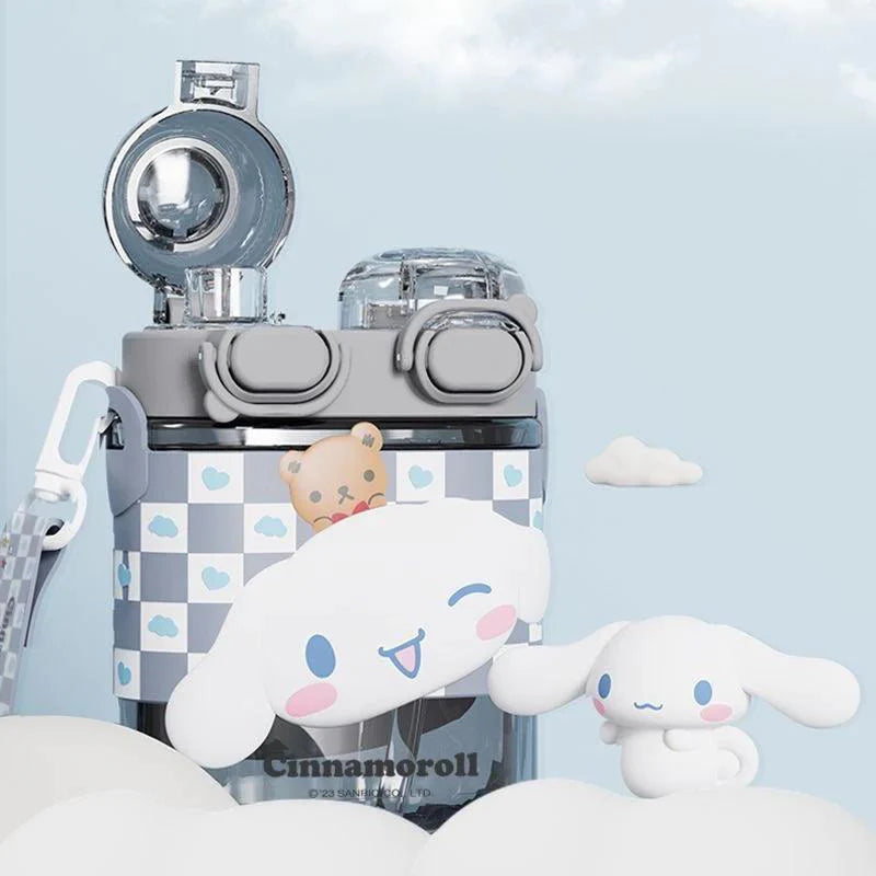 Sanrio Dual-Drinking Straw Cup