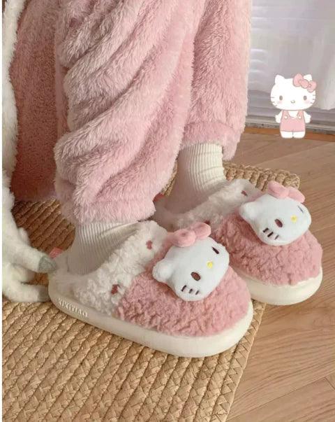 Sanrio Fuzzy Warm Slippers