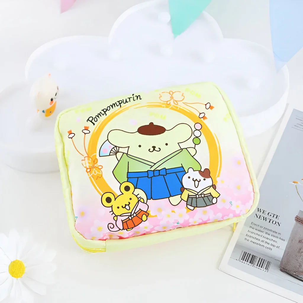 Sanrio Floral Mini Pouch