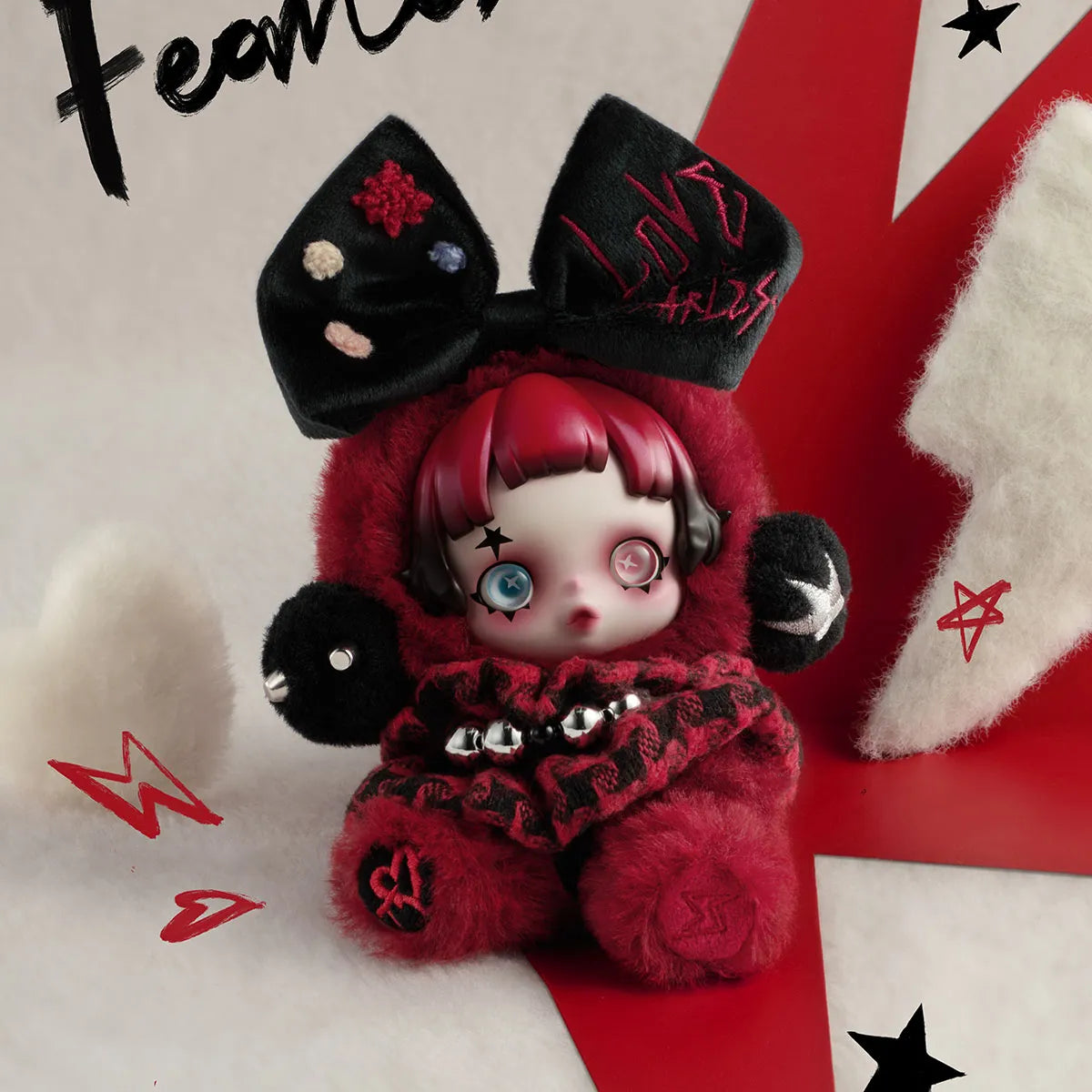SKULLPANDA Plush-6kHz(UK Exclusive Limited Edition