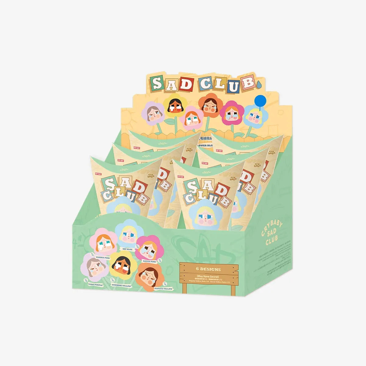 CRYBABY Sad Club Series - Plush Flower Blind Box - Blind Box Mall