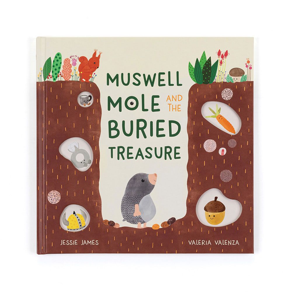 Jellycat Muswell Mole and the Buried Treasure HC
