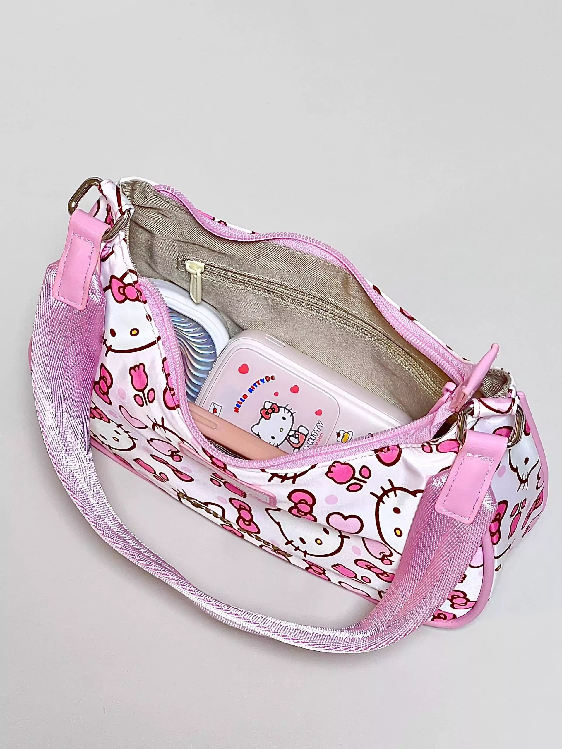 Sanrio Y2K Nylon Shoulder Bag With Gift Box