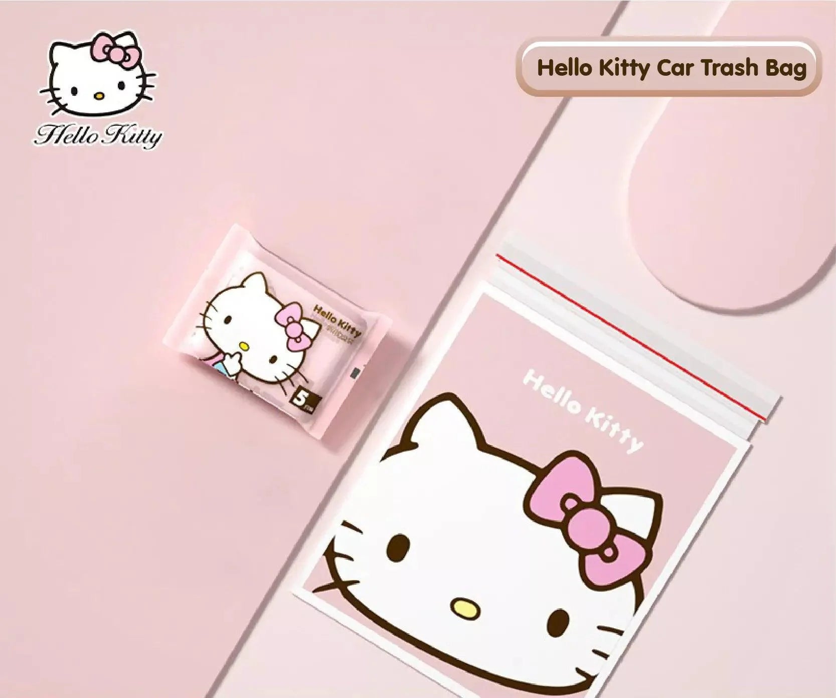 Hello Kitty Car Trash Bag