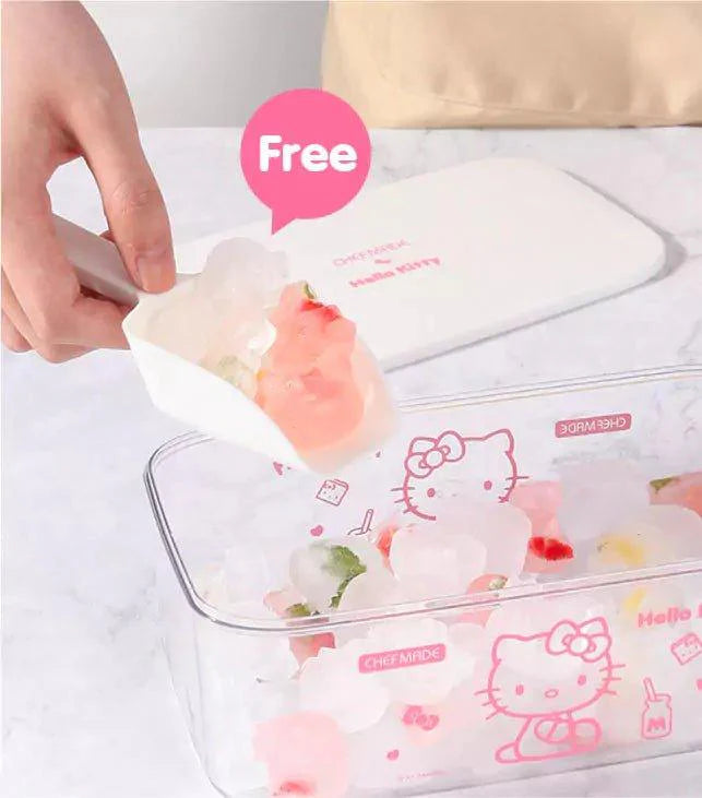 Hello Kitty Press & Pop Silicone Ice Tray