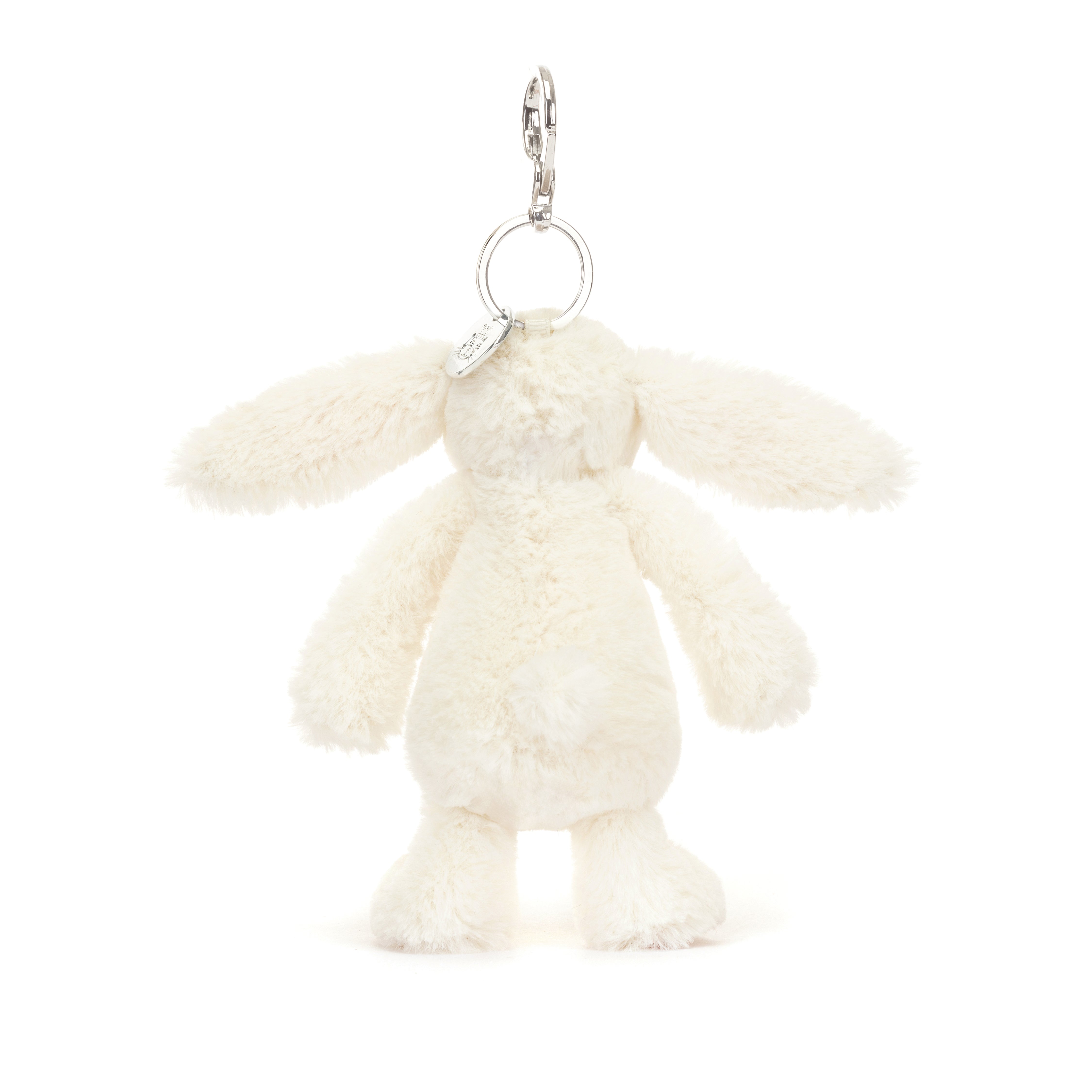 Jellycat Bashful Cream Bag Charm Strawberry Ears