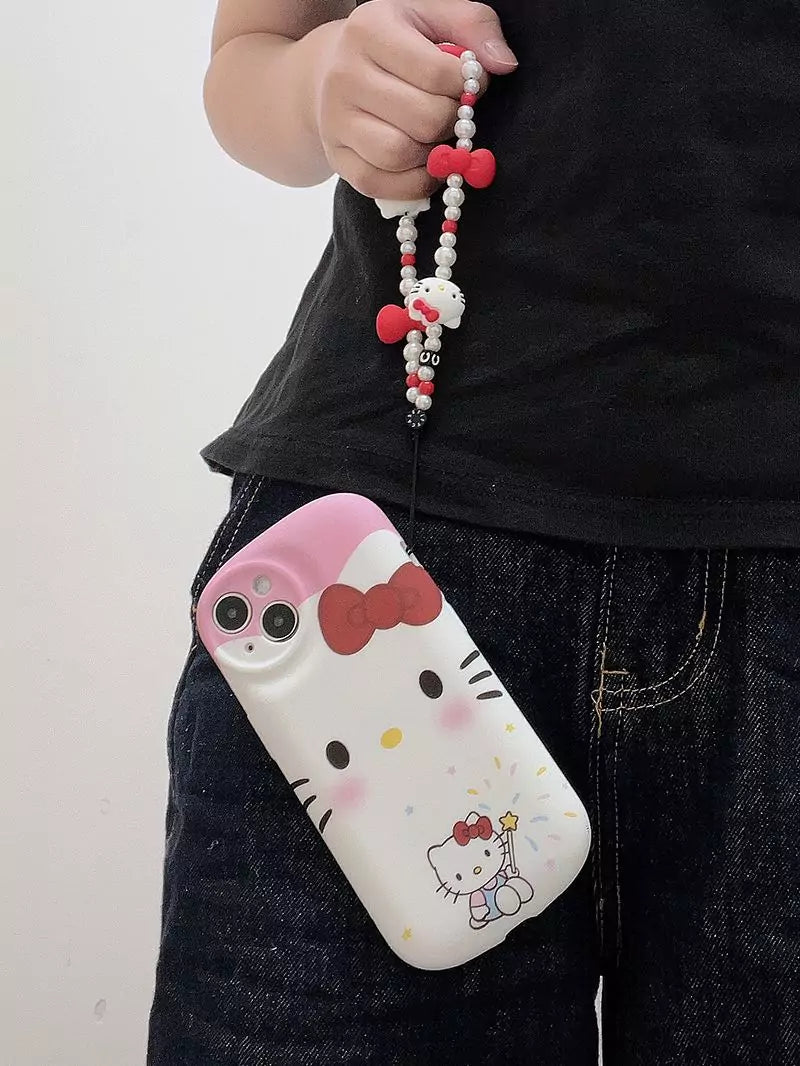 Hello Kitty Magic Wand Phone Case with Charm