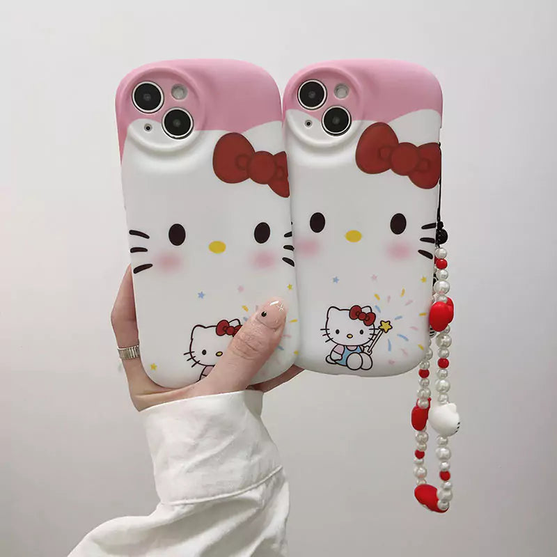 Hello Kitty Magic Wand Phone Case with Charm