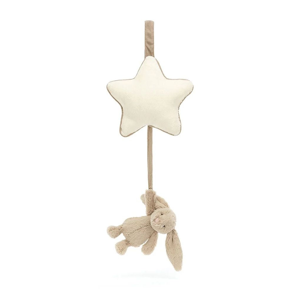 Jellycat Bashful Beige Bunny Musical Pull