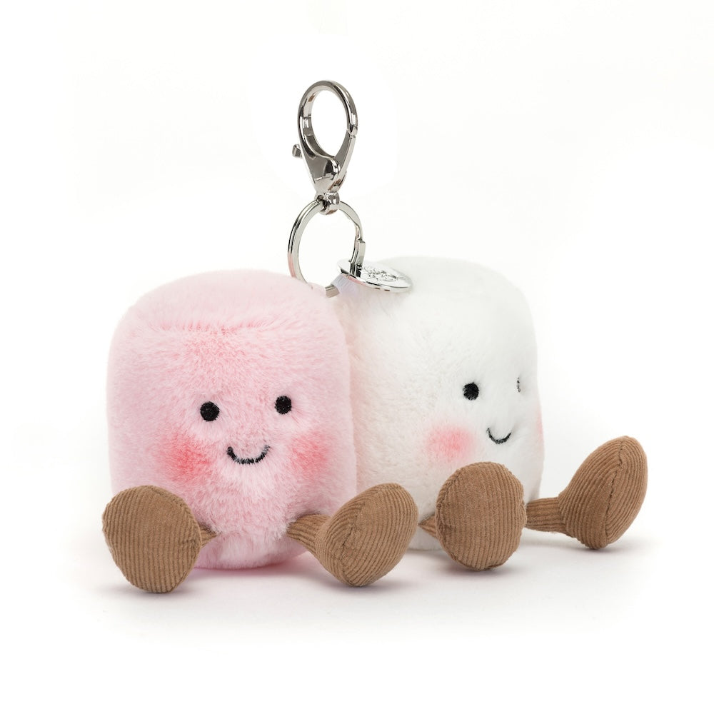 Jellycat Amuseables Pair of Marshmallows Bag Charm