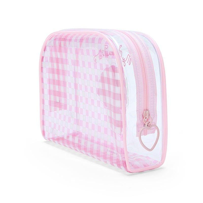 Sanrio Clear Gingham Zipper Pouch