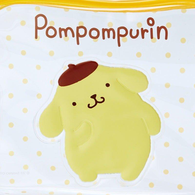 Sanrio Clear Gingham Zipper Pouch