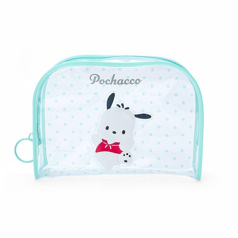 Sanrio Clear Gingham Zipper Pouch