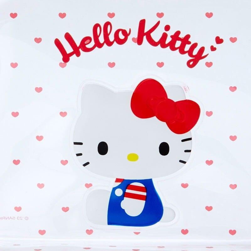 Sanrio Clear Gingham Zipper Pouch
