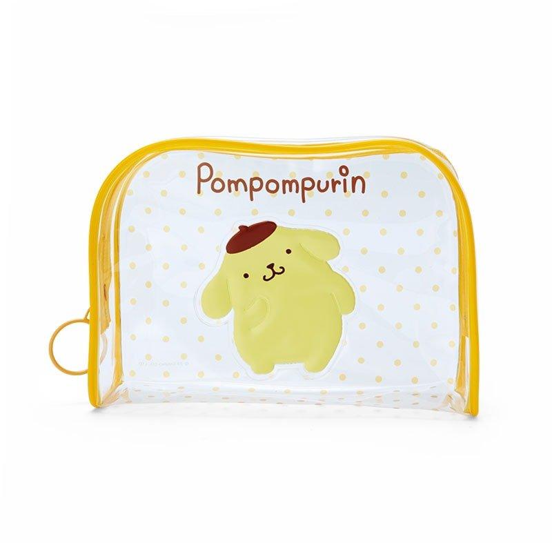 Sanrio Clear Gingham Zipper Pouch