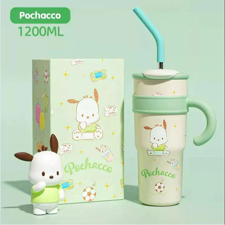 Sanrio Straw Stainless Steel Thermos Tumbler