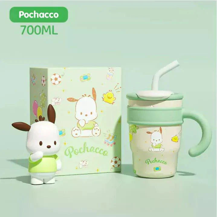Sanrio Straw Stainless Steel Thermos Tumbler