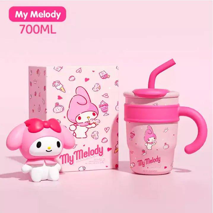 Sanrio Straw Stainless Steel Thermos Tumbler