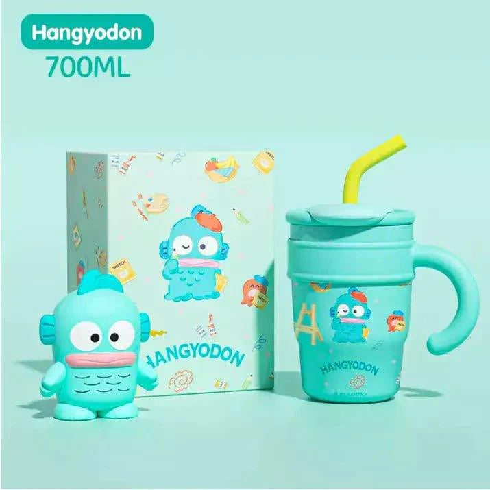 Sanrio Straw Stainless Steel Thermos Tumbler
