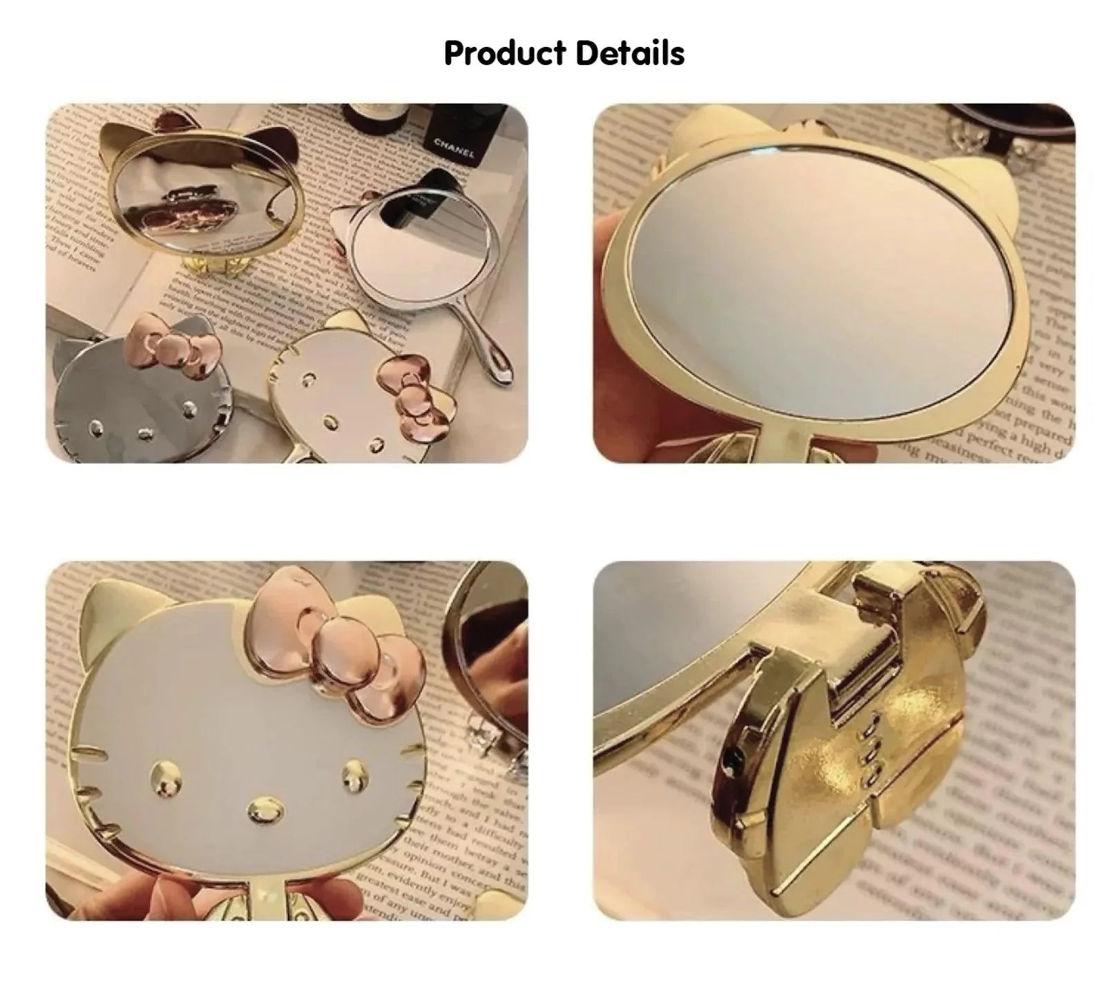 HelloKitty Charm Makeup Folding Mirror