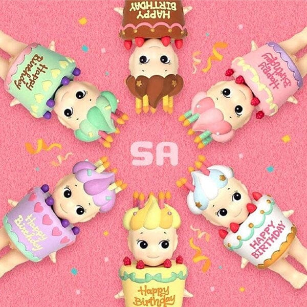 Sonny Angel Collectable Mini Cherub Figurines Happy Birthday Gift Series Blind Box